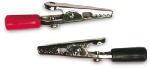 GB Gardner Bender 14-077 Alligator Clip, 7/16 in Jaw Opening, 22 to 14 AWG Wire, Vinyl Insulation, Black/Red ELECTRICAL GB