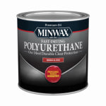 MINWAX Minwax 230004444 Polyurethane, Oil Base, Clear, Gloss, Liquid, 0.5 pt Can, 0.87 Specific Gravity PAINT MINWAX