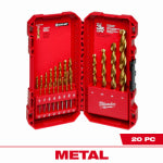 MILWAUKEE ELECTRIC TOOLS Milwaukee Thunderbolt 48-89-1105 Drill Bit Set, 20-Piece, Steel, Titanium TOOLS MILWAUKEE ELECTRIC TOOLS