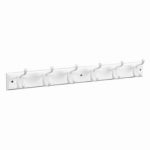 ASSA ABLOY AMERICAS RESIDENTIALI NC Hook Rack, 6 White Hooks on White Rail, 27 In. HARDWARE & FARM SUPPLIES ASSA ABLOY AMERICAS RESIDENTIALI NC
