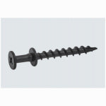ASSA ABLOY AMERICAS RESIDENTIALI NC Bearclaw Hanger Screws, Black, 6-Pk.