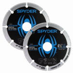 J S PRODUCTS Diamond Edge Cut-Off Wheel, 4-1/2 In., 2-Pk.