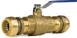 B & K INDUSTRIES B & K 107-064HC Ball Valve, 3/4 in Connection, Push-Fit, 200 psi Pressure, Manual Actuator, Brass Body PLUMBING, HEATING & VENTILATION B & K INDUSTRIES