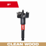 MILWAUKEE ELECTRIC TOOL CORP Switchblade Self Feed Wood Drill Bit, 2 x 6.5 In. TOOLS MILWAUKEE ELECTRIC TOOL CORP