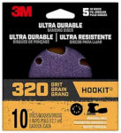 3M COMPANY Ultra Durable Power Sanding Discs, Universal, 320 Grit, 5 In., 5-Pk. TOOLS 3M COMPANY