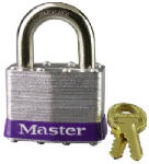 MASTER LOCK Master Lock 5D Padlock, Keyed Different Key, 3/8 in Dia Shackle, 1 in H Shackle, Boron Alloy Shackle, Steel Body HARDWARE & FARM SUPPLIES MASTER LOCK   