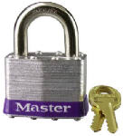 MASTER LOCK Master Lock 5D Padlock, Keyed Different Key, 3/8 in Dia Shackle, 1 in H Shackle, Boron Alloy Shackle, Steel Body HARDWARE & FARM SUPPLIES MASTER LOCK