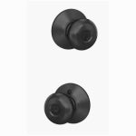 SCHLAGE LOCK CO Plymouth Knob Keyed Entry Lock, Matte Black HARDWARE & FARM SUPPLIES SCHLAGE LOCK CO