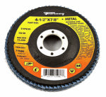FORNEY Forney 71986 Flap Disc, 4-1/2 in Dia, 7/8 in Arbor, 60 Grit, Medium, Zirconia Aluminum Abrasive, Fiberglass Backing TOOLS FORNEY