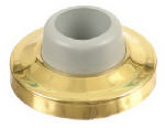 ASSA ABLOY AMERICAS RESIDENTIALI NC Doorstop, Wall-Mount, Polished Solid Brass HARDWARE & FARM SUPPLIES ASSA ABLOY AMERICAS RESIDENTIALI NC