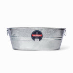 BEHRENS INC Oval Tub, Weather & Rust Resistant Steel, 7.5-Gallons HARDWARE & FARM SUPPLIES BEHRENS INC