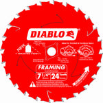 FREUD Tracking Point Framing Blade, 24-Tooth x 7-1/4 In.