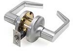 TELL MANUFACTURING INC Passage Lever, Brushed Chrome, 2.75-In. Backset
