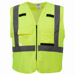 MILWAUKEE Milwaukee 48-73-5022 High-Visibility Safety Vest, L, XL, Regular, Unisex, Fits to Chest Size: 42 to 46 in CLOTHING, FOOTWEAR & SAFETY GEAR MILWAUKEE