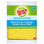 SCOTCH-BRITE Scotch-Brite 9055 Sponge Cloth, 7.8 in L, 6.8 in W, Cellulose, Blue CLEANING & JANITORIAL SUPPLIES SCOTCH-BRITE