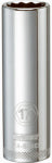 DEWALT DEWALT DWMT74548OSP Drive Socket, 17 mm Socket, Deep Socket, 3-1/8 in OAL, 1/2 in Drive, 12-Point, Vanadium Steel TOOLS DEWALT