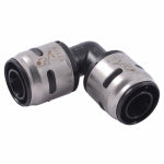 SHARKBITE SharkBite EvoPEX K256A6 Pipe Elbow, 3/4 in, 90 deg Angle, Polymer, Black, 160 psi Pressure PLUMBING, HEATING & VENTILATION SHARKBITE