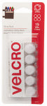 VELCRO USA INC CONSUMER PDTS Sticky Back 5/8 In. Coins, White, 15-Ct.