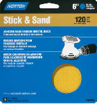 NORTON Norton 48909 Sanding Disc, 6 in Dia, Coated, P120 Grit, Medium, Aluminum Oxide Abrasive, Paper Backing TOOLS NORTON