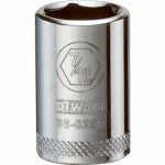DEWALT DEWALT DWMT86029OSP Drive Hand Socket, 7/16 in Socket, 1/4 in Drive, 6-Point, Steel, Polished Chrome Vanadium TOOLS DEWALT