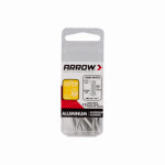 ARROW Arrow RLA3/16 Pop Rivet, Long, 1/2 in Grip, 1/2 in L, Aluminum, Silver, 12/PK TOOLS ARROW