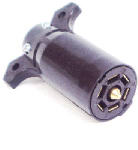 US HARDWARE US Hardware RV-488C Trailer Connector with Grip, 12 V, 7-Pole, Plastic, Black AUTOMOTIVE US HARDWARE