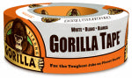 GORILLA Gorilla 6010002 Duct Tape, White, 17 mil Thick, 10 yd L, 1.88 in W PAINT GORILLA