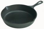 LODGE MFG Lodge L3SK3 Seasoned Skillet, 6-1/2 in Dia, Iron, Black HOUSEWARES LODGE MFG