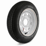 MARTIN WHEEL MARTIN Wheel DM412B-4I Trailer Tire, 1120 lb Withstand, 4 in Dia Bolt Circle, Rubber AUTOMOTIVE MARTIN WHEEL