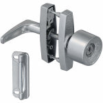 ASSA ABLOY AMERICAS RESIDENTIALI NC Screen & Storm Door Latch With Key, Silver Knob