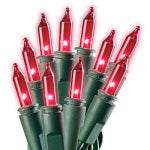 KWANG TA ELECTRIC PHILS. CORP. Christmas 100-Light Set, Mini, Red