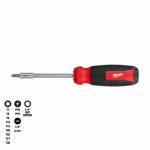 MILWAUKEE Milwaukee 48-22-2907 14-In-1 Multi-Bit Screwdriver, 1/4 in Drive, Torx Drive, 9.11 in OAL, Plastic Handle TOOLS MILWAUKEE