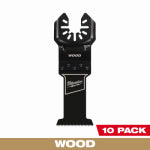 MILWAUKEE Milwaukee 49-25-1109 Blade, 1-3/8 in, 2 in D Cutting, HCS, 10/PK TOOLS MILWAUKEE