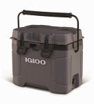 IGLOO CORPORATION Trailmate Heavy-Duty Cooler, Carbonite/Obsidian Color, 25 Qt., 38 Can Capacity OUTDOOR LIVING & POWER EQUIPMENT IGLOO CORPORATION