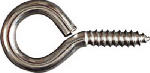ASSA ABLOY AMERICAS RESIDENTIALI NC Screw Eye, #0 Large, Stainless Steel