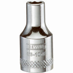 DEWALT DEWALT DWMT86101OSP Drive Hand Socket, 4 mm Socket, 1/4 in Drive, 6-Point, Steel, Polished Chrome Vanadium TOOLS DEWALT