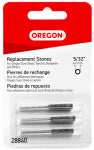 OREGON TOOL INC Replacement Sharpening Stone for Chainsaws, 5/32 In., 3-Pk.