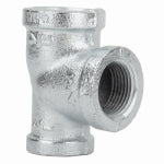 CODA RESOURCES LTD 3/4 x 1/2 x 3/4 In. Galvanized Pipe Reducing Tee