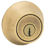 ASSA ABLOY AMERICAS RESIDENTIALINC. Security Single-Cylinder Deadbolt, Antique Brass