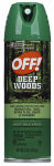 OFF OFF! Deep Woods 01842 Insect Repellent V, 6 oz, Liquid, Clear, Alcohol LAWN & GARDEN OFF