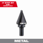 MILWAUKEE ELECTRIC TOOL CORP #7 Step Drill Bit, 7/8 In. Single Hole TOOLS MILWAUKEE ELECTRIC TOOL CORP