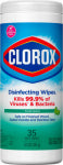 CLOROX Clorox 01593 Disinfecting Wipes, Liquid, Fresh, White CLEANING & JANITORIAL SUPPLIES CLOROX