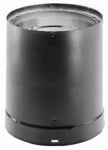 DURAVENT DVL Wood-Stove Pipe, Black Double-Wall Stainless Steel, 6 x 24-In.
