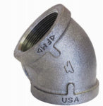 ASC ENGINEERED SOLUTIONS Black Pipe 45-Degree Elbow, 4 In.