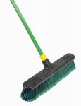 QUICKIE Quickie Bulldozer 00528 Push Broom, 18 in Block, Polypropylene Bristle, Steel Handle, 60 in Handle CLEANING & JANITORIAL SUPPLIES QUICKIE