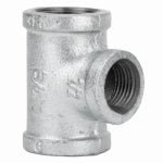 CODA RESOURCES LTD IMP 3/4 x 3/4 x 1/2 In. Galvanized Pipe Reducing Tee PLUMBING, HEATING & VENTILATION CODA RESOURCES LTD IMP