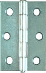 ASSA ABLOY AMERICAS RESIDENTIALI NC Zinc Hinges, Narrow, Light-Duty, 2-Pk., 2-1/2 x 1-11/16 In.
