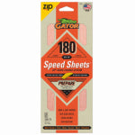 GATOR Gator 7476 Hook and Loop Sandpaper, 9 in L, 3-2/3 in W, 180 Grit, Aluminum Oxide Abrasive, Latex/Paper Backing TOOLS GATOR