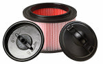 CLEVA INT'L TRADING LTD Wet/Dry Vacuum Fine Dust Cartridge Filter and Retainer