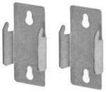 KENNEY Kenney KN852 Double Curtain Rod Bracket, Zinc, Silver, Nail Mounting